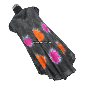 Exclusivo Vestido Largo de Verano 2026 de Rayón con Estampado Tie Dye, Estilo Bohemio, para Fiestas y Vacaciones, Sexy, para Chicas - Product Image 2