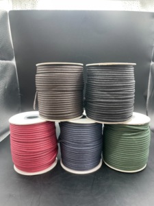 Wax <b>White</b> Braided Drawcord Rope Coil 8 Strand Polyester High Tenacity for Bags - Product Image 6
