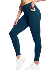 Leggings taille haute en coton extensible respirant, nouvelle collection 2026, haute qualité, design tendance pour femme - Product Image 3