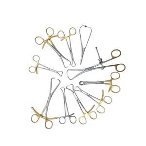 10 piezas de pinzas de sujeción para reducción ósea, instrumentos quirúrgicos ortopédicos dorados, kit de herramientas quirúrgicas de acero inoxidable - Product Image 3