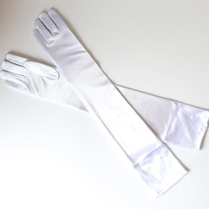 Gants longs en satin pour soirée, opéra, bal, costume, couleurs unies, pour mariage et cérémonie, vente en gros - Product Image 3