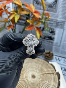 925 Sterling Silver Cross <b>Ring</b> Iced Out Moissanite Diamond Religious Charm Hip Hop <b>Statement</b> <b>Ring</b> Unisex Gift Jewelry - Product Image 1