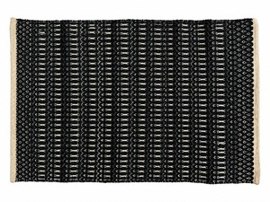 Handwoven Jute & Cotton Eco-Friendly Non-Slip PET-Friendly Geometric Stripe Tribal Minimalist Area <b>Rug</b> for <b>Hallway</b> & Living Room - Product Image 2