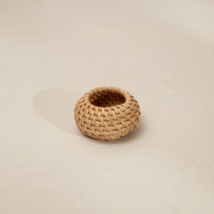 Anneau de serviette en rotin tressé à la main, décoration de table bohème style ferme, fournisseur et fabricant de décorations de table écologiques - Product Image 4