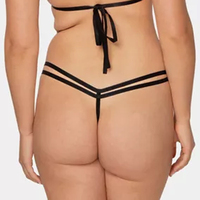 Lingerie transparente pour femme 2026 personnalisée, sexy, avec broderie 3D et nœud, respirante, écologique, sans couture, en coton/maille, à maintien léger