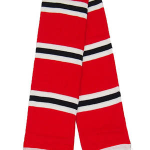 Bufandas Personalizadas al por Mayor para Aficionados al Fútbol con Borlas, Mercancía del Club, Bufanda de Fútbol Tejida de Alta Calidad - Product Image 6