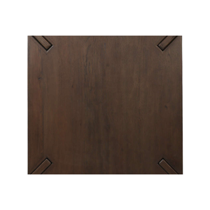 Mesa de Centro Cuadrada de Estilo Rústico Moderno, Fabricada en Madera de Teca Sólida de Primera Calidad con Detalle de Unión Mortise, Mueble Resistente y Minimalista para Sala de Estar - Product Image 3