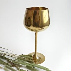 Handcrafted Modern Design Top Quality Brass Chalice <b>Goblet</b> for Communion and Ceremonies Religious Vessel for Church wholesale - Product Image 5