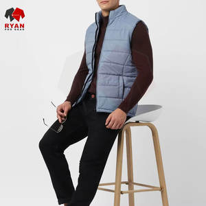 Chaleco acolchado para hombre, chaqueta acolchada ligera sin mangas, ropa informal cálida para invierno - Product Image 1
