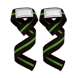 Sangles de levage en coton robustes avec logo personnalisé pour la musculation, l'entraînement en force, équipement de gym pour hommes et femmes - Product Image 5