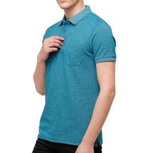 OEM polo simple avec logo brodé personnalisé très vendu 240 gsm polos légers en coton et polyester - Product Image 4