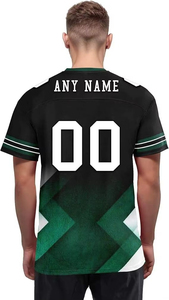 Maillot de football américain réversible en mesh 100 % polyester, coupe athlétique, manches courtes, sublimation, vêtements de sport, grandes tailles - Product Image 4