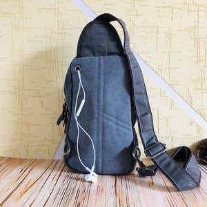 Sac bandoulière classique en cuir et toile, sac de voyage, de randonnée, décontracté, sac à bandoulière, mode, fermeture éclair étanche, vente en gros LCSB-0016 - Product Image 6