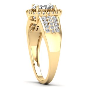 REYES High Quality 925 Sterling Silver Oval Cut 1.74Ct Moissanite Engagement Ring Luxury Wedding Party Wear Jewelry for Her - Product Image 3