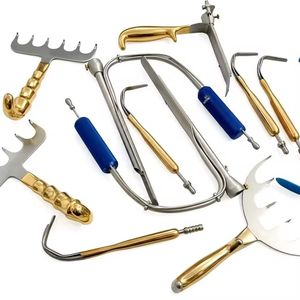 Juego de Instrumentos Quirúrgicos Ortopédicos, Retractores para Cirugía de Columna Vertebral, Ganchos, Elevadores, Kit de Herramientas Médicas de Acero Inoxidable - Product Image 1