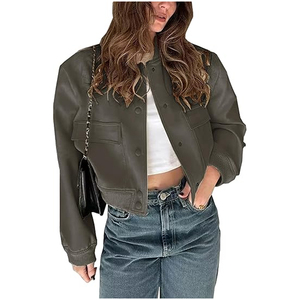 Veste de baseball varsity streetwear personnalisée pour femmes, fabricant américain - Product Image 2
