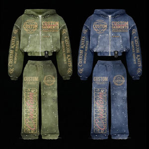 Custom Logo Mens Workout Set <b>Polyester</b> <b>Tracksuit</b> Gym Set Low MOQ Fitness Routine Wear - Product Image 1