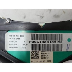 Panel de instrumentos usado ORIGINAL 9661323180 para 307 facelift 2005 2005-2009 - Product Image 3