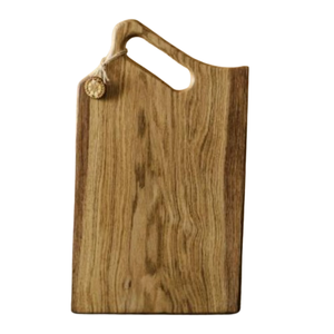 Tabla de cortar de madera ecológica hecha a mano con mango ergonómico, tabla de cortar duradera y apta para alimentos para platos de verduras - Product Image 1