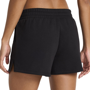 Shorts en molleton de coton de haute qualité pour femmes, taille haute, poches latérales, cordon de serrage, taille élastique, coupe décontractée, vêtements de détente, prix bas - Product Image 2