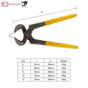 Steel Horse Nail <b>Puller</b> Tongs Equine Hoof Care Nippers Veterinary Extraction Pliers - Product Image 3