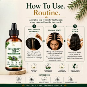 100% Pure Rosemary Oil 30ml Premium Rosmarinus Officinalis Hair <b>Care</b> Oil for <b>Scalp</b> Massage, Hair Conditioning and Personal <b>Care</b> - Product Image 5