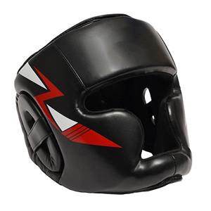 Protector de Cabeza de Cuero Profesional para Boxeo, MMA, Muay Thai, Taekwondo, Karate, BJJ, Casco de Entrenamiento Ecológico, Venta al Por Mayor - Product Image 1
