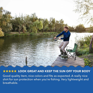 Camisa Deportiva para Hombre, Personalizable con Sublimación, Protección UV, Transpirable, Manga Larga, para Pesca - Product Image 5