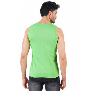 Camiseta Deportiva de Alta Calidad para Hombre, Tejido de Punto Transpirable de Secado Rápido, 100% Algodón, Sin Mangas - Product Image 3