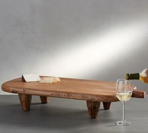Planche à découper en bois naturel pour la cuisine domestique, surface robuste et durable pour hacher les légumes, les fruits, la viande et le pain - Product Image 4