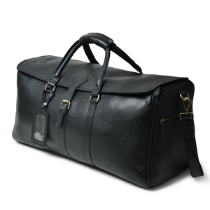 Sac de voyage en cuir au design moderne, sac de sport, sac de gym, sac de transport, grand espace, fermeture éclair, sangles, sacs de voyage en cuir - Product Image 1