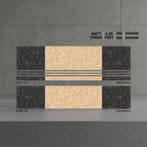 Vistaar Finition mate 1000x300mm Crema Marfil Marbre Porcelaine Glacée Marge Carreaux pour Escaliers - Product Image 4