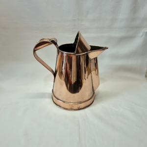 Jarra de agua de cobre puro, perfecta para el apoyo de la salud natural y para el almacenamiento diario en la cocina o para uso en el hogar o comedor, procedente de la India. - Product Image 6