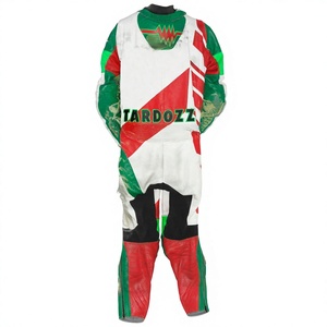 Combinaison de course WSBK Davide Tardozzi Ducati 1 pièce en cuir de vachette/crocodile pour moto, combinaison de piste/conduite, tenue pour motard avec armure de niveau 2 - Product Image 2