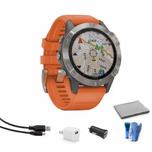 Pulsera Deportiva WearableS de Alta Calidad, Naranja, 51 mm, AMOLED, GPS, con Pantalla de Mapas y Accesorios de Carga - Product Image 4