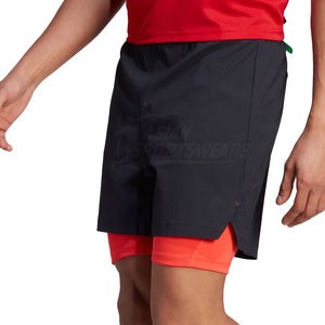 Nuevos Shorts Deportivos Casuales de Cintura Alta con Cordón Ajustable para Correr, Entrenar, Hacer Ejercicio, Uso Diario, Secado Rápido y Ajuste Cómodo - Product Image 3