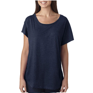 Camiseta de Mujer He She Wears, Color Gris Oscuro, Cuello Redondo, Manga Corta, Corte Holgado, 100% Algodón Jersey, Casual, Transpirable, Bordada, para Primavera - Product Image 2