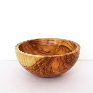 Bol à salade en bois de manguier recouvert de silicone écologique de qualité supérieure, fait à la main, bol décoratif en bois pour la maison et les restaurants - Product Image 4