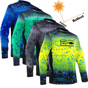 Camiseta de Pesca Unisex de Manga Larga con Estampado por Transferencia de Calor UPF 50, 100% Poliéster, Transpirable, para Deportes al Aire Libre - Product Image 4