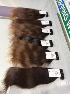 Extensiones de Cabello Humano Remy Indio AMRIN INTERNATIONAL, Doble Trama, Invisibles, de Aspecto Natural, para Todo Tipo de Cabello - Product Image 1
