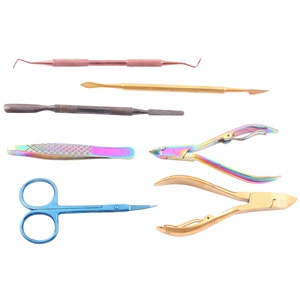 Herramientas de belleza profesionales hechas a mano, pinzas para cutículas de uñas de alta calidad, cortadora de piel muerta, Punta puntiaguda para pinzas para cejas - Product Image 1