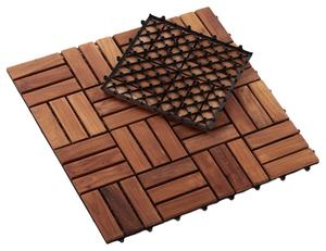 Carreaux de terrasse en bois ACACIA à emboîtement économiques et durables de l'usine du Vietnam - Product Image 5