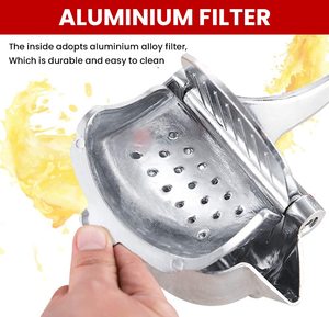 Exprimidor Manual de Metal, Ecológico, Apto para Lavavajillas, Accesorio de Cocina, Exprimidor Portátil de Aluminio para Naranjas, Limones, Frutas y Verduras - Product Image 2