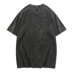 Wholesale Women's Custom Logo Acid Washed Oversized T-Shirts 300 GSM – Premium Heavyweight Cotton Streetwear <b>Bulk</b> Causal Shirts - Product Image 2