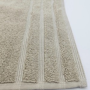 Tapis de bain classiques en coton, rectangulaires, antidérapants avec base en caoutchouc, épaisseur moyenne, à poils ras, pour salle de bain - Product Image 3