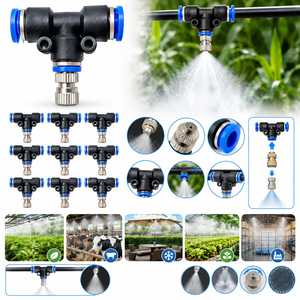 Automatic Smart Misting System <b>Pump</b> 1.6L/min Timer Control AC DC Powered Fogger Kit for Reptile <b>Garden</b> Greenhouse Humidification - Product Image 4