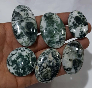 Beautiful Oval Shape Jasper Gemstone Smooth Loose Cabochon for Father's <b>Day</b> Jewelry for <b>Gifting</b> Stone Beads - Product Image 5