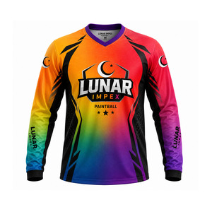 Uniformes de Paintball Personalizados Directo de Fábrica, Uniformes Profesionales para Equipos, Sublimados, Manga Larga, 100% Poliéster de Alto Rendimiento - Product Image 1