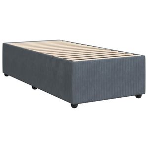 Cadre de lit en velours XL gris foncé sans matelas-Produit rembourré - Product Image 3