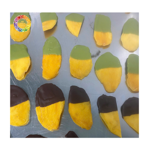 Mango Seco Suave con Recubrimiento de Chocolate, Bocaditos Dulces de Mango y Chocolate, Snack de Fruta de Alta Calidad, Mango Seco Cubierto de Chocolate - Product Image 4